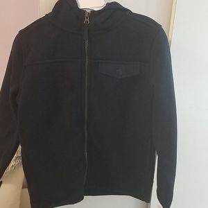 Little boys zipped front hoodie